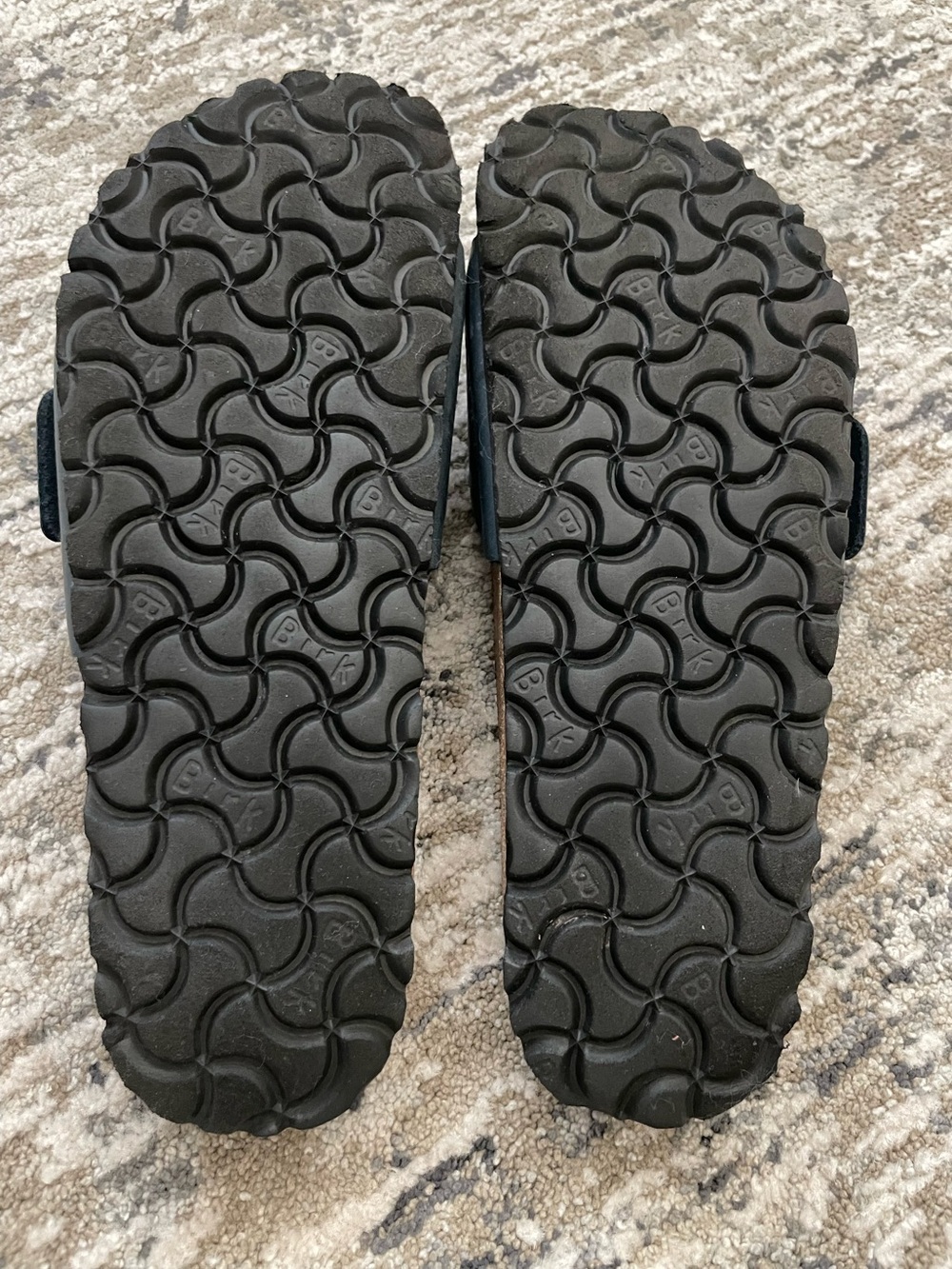 Birkenstock Madrid Big Buckle Navy Blue Sandals Size 37 - Picture 7 of 10